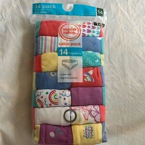 Wonder Nation Girls size 14, 14 pack Hipsters